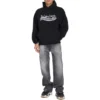 Sweats à capuche de Political Campaign dessinés à la main « Noir » 739024TNVE91197