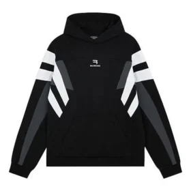 Sweats à capuche de survêtement Sporty B « Noir Gris Blanc » 675322TLVA31150 Sweats à capuche de survêtement Sporty B « Noir Gris Blanc » 675322TLVA31150