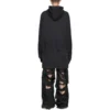 Sweats à capuche DIY College « Black » 744463TOVK21055