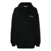 Sweats à capuche en coton avec logo SS21, noir 578135TJV851070