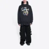 Sweats à capuche en coton Balenciaga x THE SIMPSONS, coupe ample « Black » 674986TLVG81000