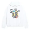 Sweats à capuche en coton Balenciaga x THE SIMPSONS, coupe ample « Blanc » 675003TLVG89016