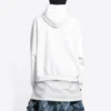 Sweats à capuche en coton Balenciaga x THE SIMPSONS, coupe ample « Blanc » 675003TLVG89016