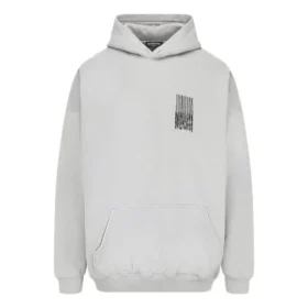 Sweats à capuche en coton Barcode « Gris » 651799TKVE68174