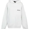 Sweats à capuche en coton BB Corp « White » 713677TOVP19081