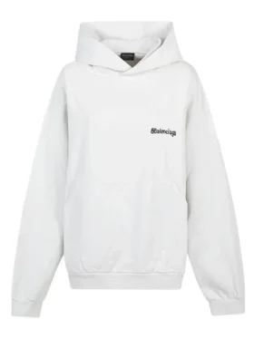 Sweats à capuche en coton BB Corp « White » 713677TOVP19081