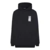 Sweats à capuche en coton « Black » avec code-barres 651799TKVE61070