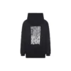 Sweats à capuche en coton « Black » avec code-barres 651799TKVE61070