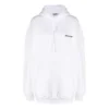 Sweats à capuche en coton SS21 avec petit logo, blanc, taille S 578135TJV859040