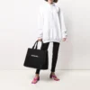 Sweats à capuche en coton SS21 avec petit logo, blanc, taille S 578135TJV859040