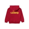 Sweats à capuche en coton Tape Type « Rouge » 682019TOVB36400