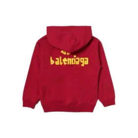Sweats à capuche en coton Tape Type « Rouge » 682019TOVB36400