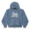 Sweats à capuche Enjoy Paris à fermeture éclair intégrale, coupe classique « Bleu délavé » 803264TRVL99340