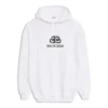 Sweats à capuche et cordon de serrage, blanc 570792TEV199044
