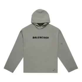 Sweats à capuche « Grey » avec logo flou et effet vieilli 661711TKVD68174