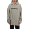 Sweats à capuche « Grey » avec logo flou et effet vieilli 661711TKVD68174