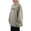 Sweats à capuche « Grey » avec logo flou et effet vieilli 661711TKVD68174