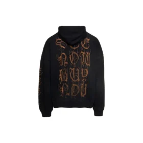 Sweats à capuche Heavy Metal en coton « Washed Black » 739024-TOVD8-1055