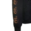 Sweats à capuche Heavy Metal en coton « Washed Black » 739024-TOVD8-1055