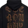 Sweats à capuche Heavy Metal en coton « Washed Black » 739024-TOVD8-1055