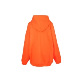 Sweats à capuche « Hi My Name Is » « Orange fluorescent/Noir » 651799TKVK57513