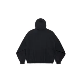Sweats à capuche I Love Paris Balenciaga coupe large « Black Faded » 803265TRVM61041
