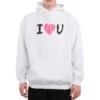Sweats à capuche « I Love U » « Blanc » 570811TJVL69040