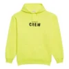 Sweats à capuche imprimés Crew Jaunes 578135TIV757072
