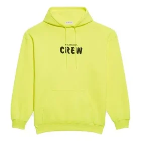 Sweats à capuche imprimés Crew Jaunes 578135TIV757072