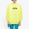Sweats à capuche imprimés Crew Jaunes 578135TIV757072