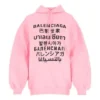 Sweats à capuche imprimés SS21 rose 641529TJVI61401