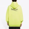 Sweats à capuche jaune avec logo Alphabet 578135TJVD47110
