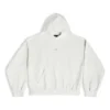 Sweats à capuche « Je t&rsquo;aime » coupe moyenne « Blanc » 742603TOVM89079