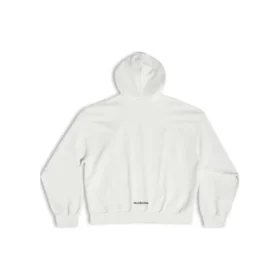 Sweats à capuche « Je t&rsquo;aime » coupe moyenne « Blanc » 742603TOVM89079