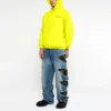 Sweats à capuche à logo coupe moyenne « Yellow » 600583TIV847440