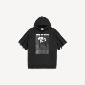 Sweats à capuche à manches coupées « The Song of the Highest Tower » pour homme, noir