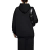 Sweats à capuche à manches longues avec imprimé alphabétique Noir 578135TJVE11034
