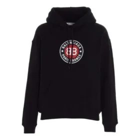 Sweats à capuche à manches longues avec logo BB, noir 612959TJVD71000