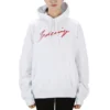 Sweats à capuche à manches longues SS21 Classic Logo, blanc 583222TFV649783