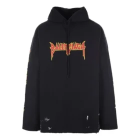 Sweats à capuche Metallica coupe oversize « Black Orange » 698083TMV891055