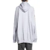 Sweats à capuche Metallica coupe oversize « Dirty White Orange » 697879TMV890901