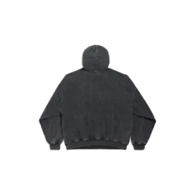 Sweats à capuche Montaigne coupe large « Black Faded » 803265TRVN21048