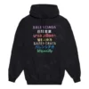 Sweats à capuche noir avec logo imprimé multicolore 578135TJVI62771