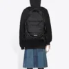 Sweats à capuche noir avec logo imprimé multicolore 578135TJVI62771