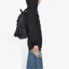 Sweats à capuche noir avec logo imprimé multicolore 578135TJVI62771