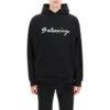 Sweats à capuche oversize avec logo script « Black White » 674986TMVB51070
