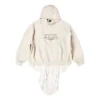 Sweats à capuche oversize avec patch XXXL « Écru » 720406TNVD99784