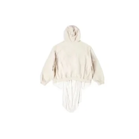 Sweats à capuche oversize avec patch XXXL « Écru » 720406TNVD99784