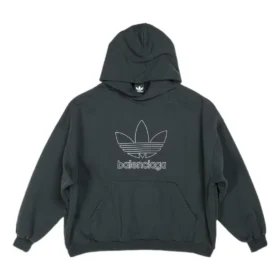 Sweats à capuche oversize Balenciaga x adidas Logo « Vert Blanc » 712396TNVA93775