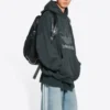 Sweats à capuche oversize Balenciaga x adidas Logo « Vert Blanc » 712396TNVA93775